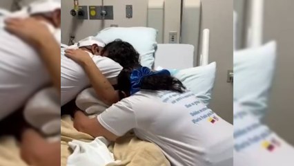 VIDEO | El emotivo reencuentro de la colombiana atacada por perros con sus padres en Estados Unidos