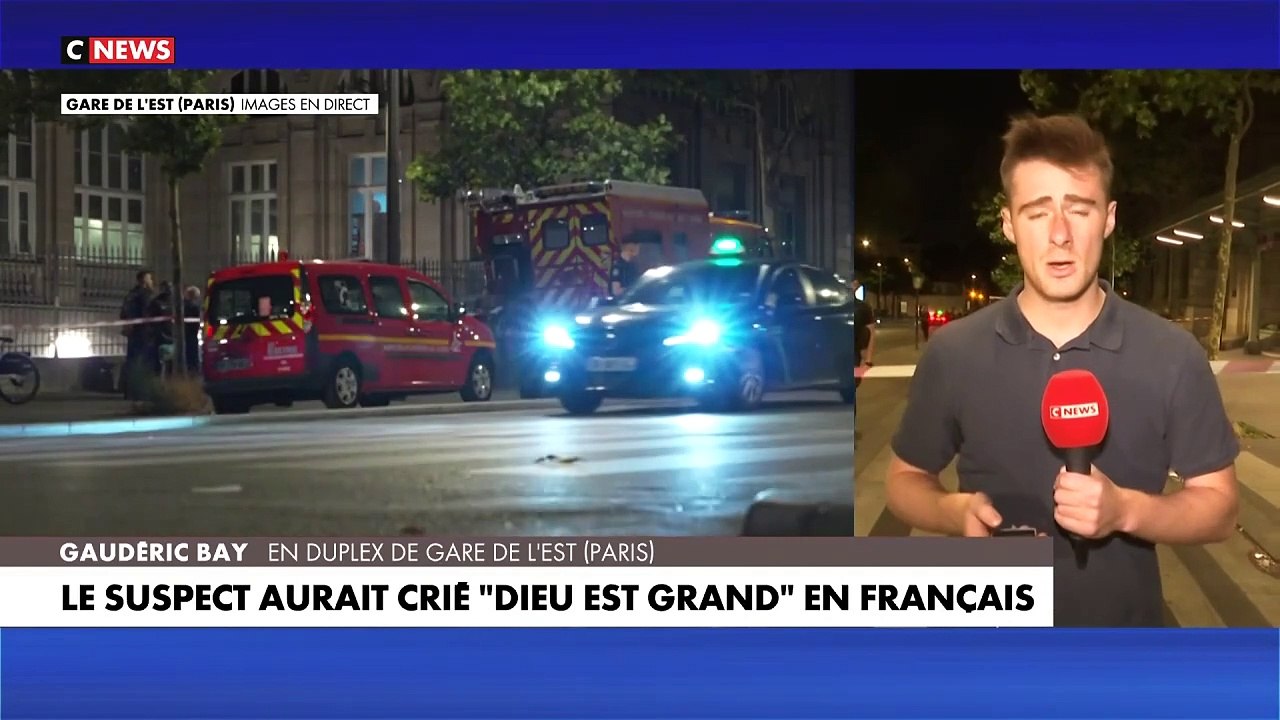 Attaque au couteau d'un militaire Gare du Nord : L'agresseur est âgé de 40 ans, né au Congo et a déjà commis un meurtre à Châtelet-Les Halles en 2018 - Le pronostic vital du militaire n'est pas engagé - L'agresseur a été interpellé