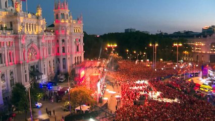 Madrid vibra con la selección española triunfadora en la Eurocopa