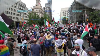 Arms Embargo now! - Scotiabank Arena (beginning speeches missed, IF ANY, due to late arrival)