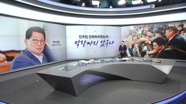 박지원 여당 몸싸움, 과거의 민주당 닮아 권영세 민주당 전당대회가 더 이상해 [앵커리포트] / YTN