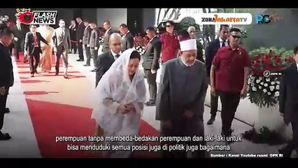 IMAM BESAR GRAND SHEIKH AL AZHAR KUNJUNGI DPR BAHAS ISLAM MODERAT HINGGA KEMERDEKAAN PALESTINA