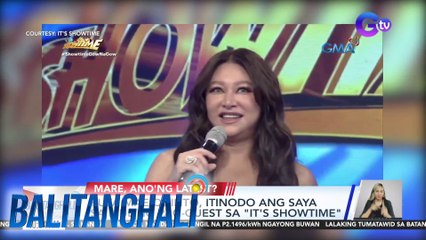 Rufa Mae Quinto, itinodo ang saya sa muling pag-guest sa "It's Showtime" | Balitanghali