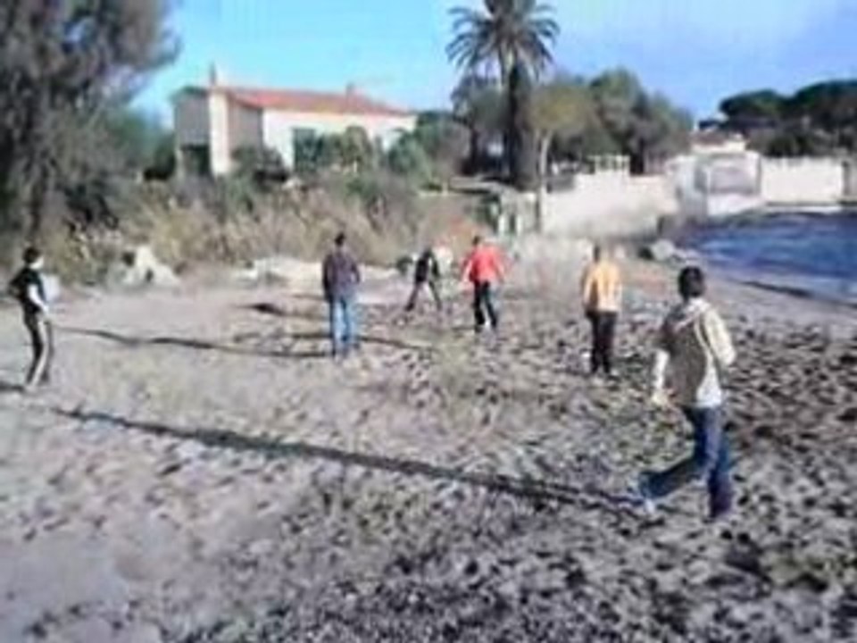 une partie de foot