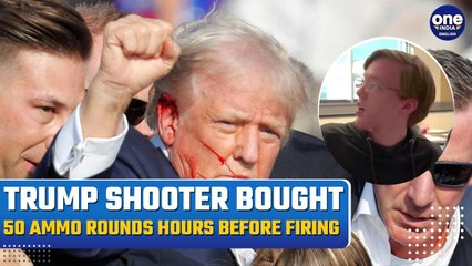 Скачать видео: Trump Assassination Attempt: Shooter Purchased 50 Rounds Of Ammunition. 70% Analysis Cell Phone Done