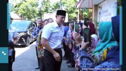 Menteri ATR BPN AHY Kunjungi kantor Pertanahan Gresik, Jawa Timur