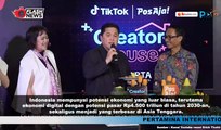 Erick Thohir Hadiri Launching Kolaborasi PT POS dan TikTok