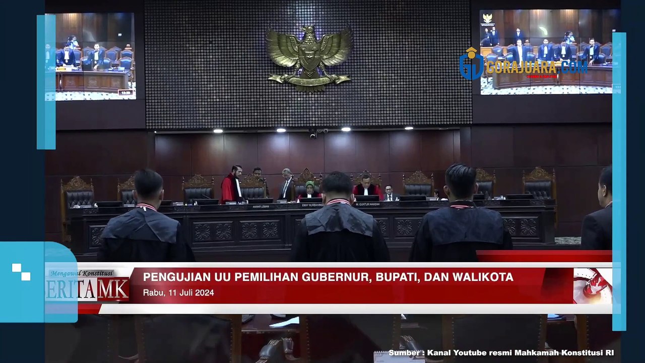 TERHALANG AJUKAN CALON KEPALA DAERAH, PARTAI BURUH DAN PARTAI GELORA MINTA MK UJI UU PILKADA