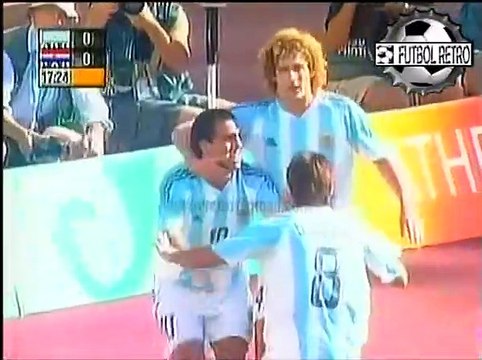 Argentina 1 Tevez vs Paraguay 0 final Juegos Olímpicos Atenas 2004
