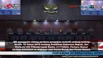 TERHALANG AJUKAN CALON KEPALA DAERAH, PARTAI BURUH DAN PARTAI GELORA MINTA MK UJI UU PILKADA