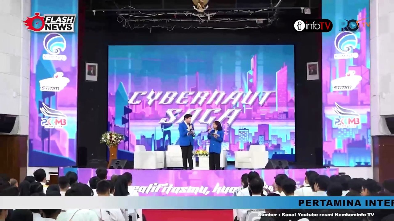 WAMENKOMINFO NEZAR PATRIA SAMBUT MAHASISWA BARU SEKOLAH TINGGI MULTIMEDIA MMTC YOGYAKARTA