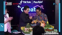 Erick Thohir Hadiri Launching Kolaborasi PT Pos dan Tiktok: Ciptakan Ekonomi Digital Terbesar