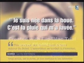 Gadji ! de Lucie Land sur SOIR 3