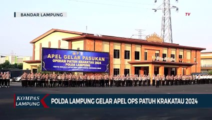 Polda Lampung Gelar Apel Ops Patuh Krakatau 2024