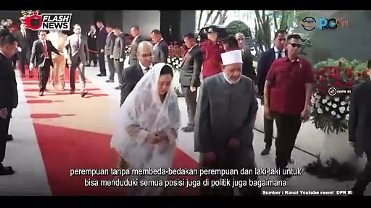 Imam Besar Grand Sheikh Al Azhar Kunjungi DPR
