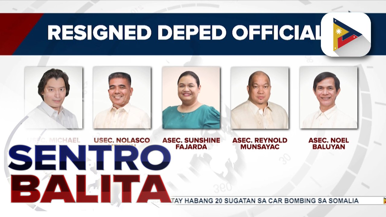 Limang matataas na opisyal ng DepEd, nagbitiw sa puwesto