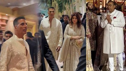 Download Video: Akshay Kumar With Twinkle Khanna Join Anant Radhika 2nd Reception After Covid Positive Video Troll