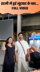 Divyanka Tripathi Viveh Dahiya Returns India After Italy Robbery, Airport Full Video|Boldsky