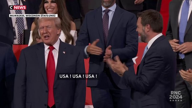 Donald Trump acclamé à Milwaukee, quelques jours après avoir frôlé la mort