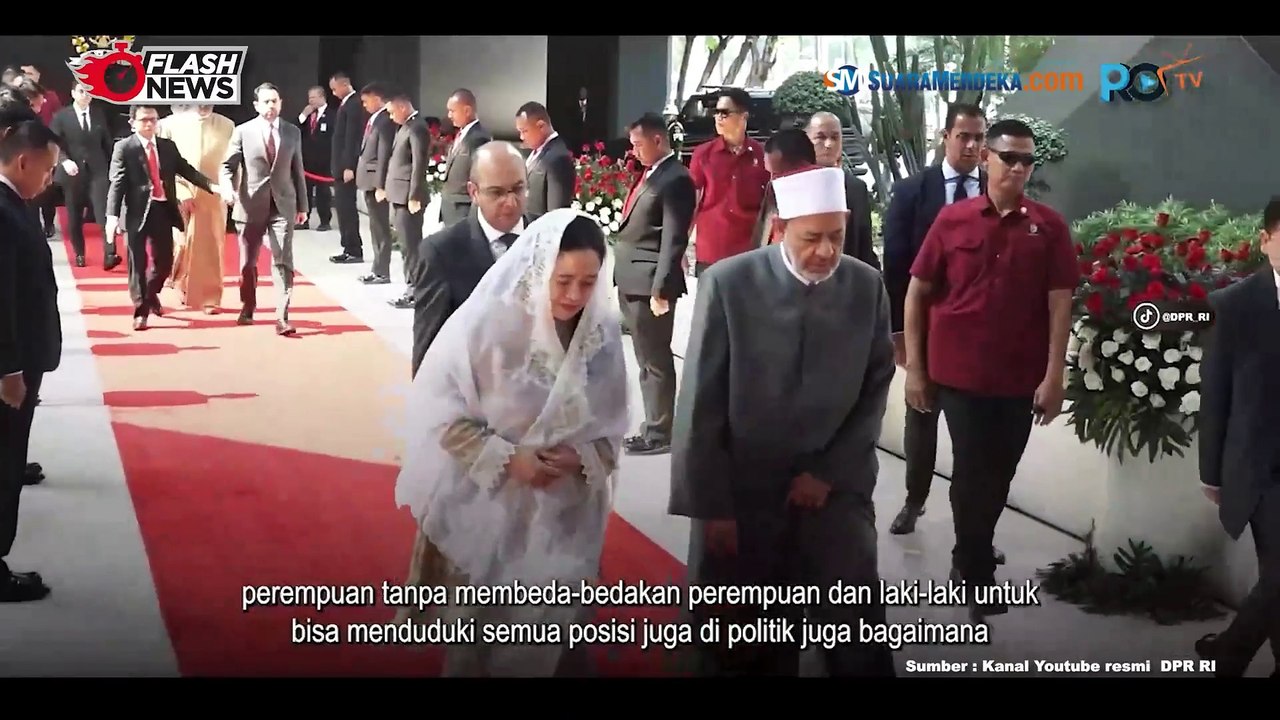 Imam Besar Grand Sheikh Kunjungi DPR Bahas Islam Moderat Hingga Kemerdekaan Palestina