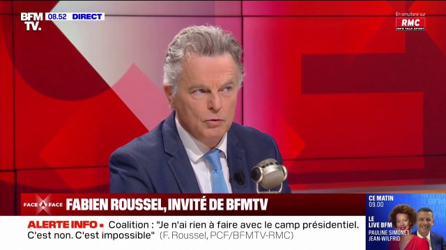 Fabien Roussel accuse Emmanuel Macron de refuser les résultats des législatives