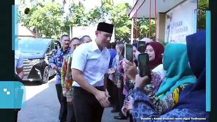 Menteri ATR BPN AHY Kunjungi Kantor Pertanahan Gresik Jawa Timur