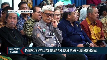 Pemprov Jawa Barat Evaluasi Nama Aplikasi Pemda yang Kontroversial