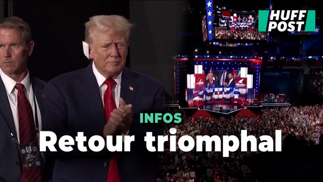 Trump apparaît en public pour la première fois depuis la tentative d’assassinat