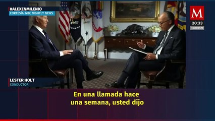 Joe Biden habla sobre el atentado contra Trump y su discurso en entrevista para NBC News