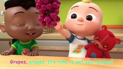 Yes Yes Fruits Song  CoComelon Nursery Rhymes  Kids Songs