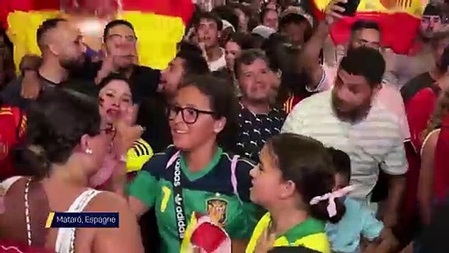 Les fans de la Roja en folie à Mataró, ville où a grandi la pépite Yamal