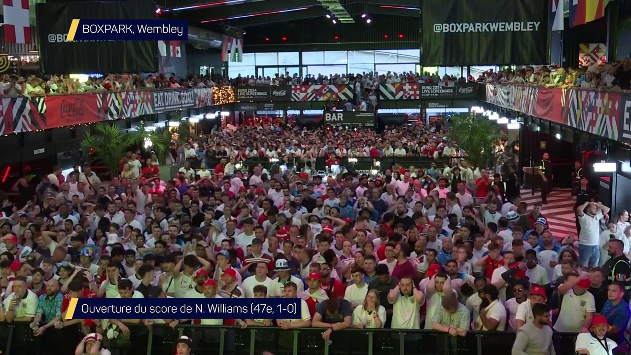 L'énorme déception des supporters au Boxpark de Wembley