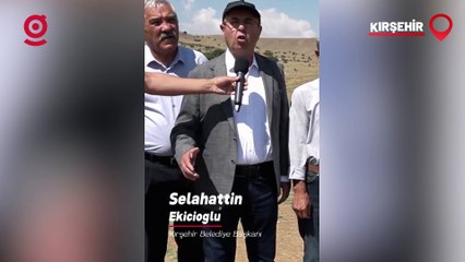 Kırşehir'in CHP'li Belediye Başkanı Selahattin Ekicioğlu siyanürlü altın madenlerine karşı savaş açtı