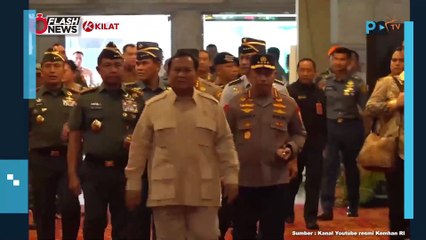Prabowo Beri Pembekalan Kepada 960 Calon Perwira Remaja TNI-Polri 2024