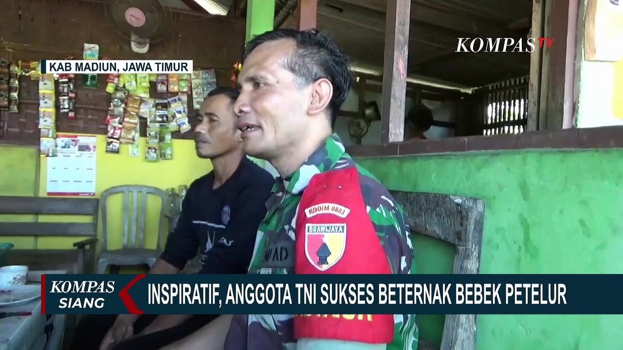 Anggota TNI AD di Madiun Sukses Ternak Bebek Petelur, Begini Kisah Suksesnya