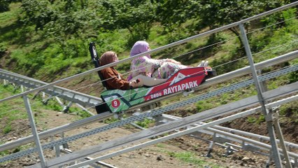 Ordu'da dağ kızağı heyecanı adrenalin tutkunlarını çağırıyor