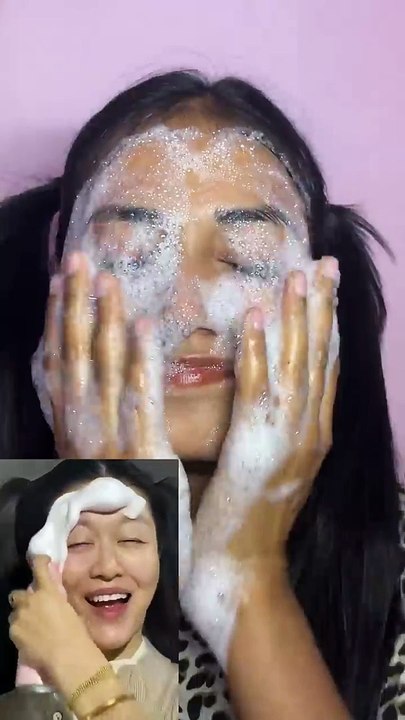 _Funny Korean Makeup challenge #shorts #makeup #koreanmakeup #missgarg