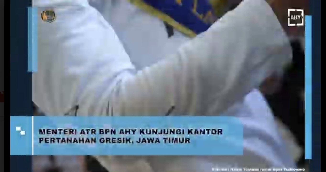 Menteri ATR BPN AHY Kunjungi Kantor Pertanahan Gresik, Jawa Timur