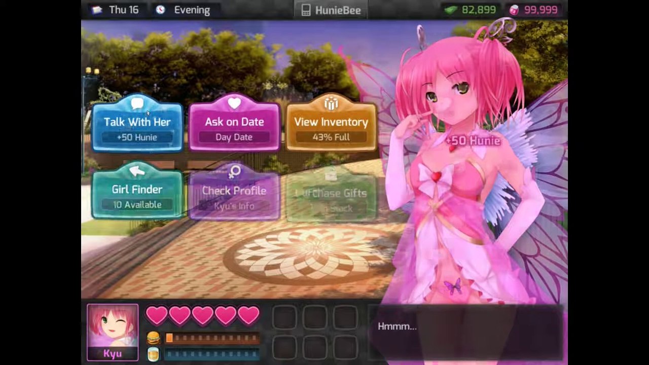 kyu all questions HuniePop
