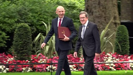 Ministers arrive in Downing Street for a Cabinet meeting