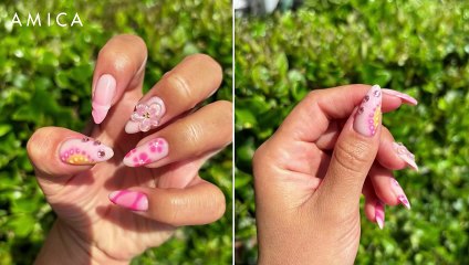 Pastello, cipria e antico: le nail art rosa sono un evergreen