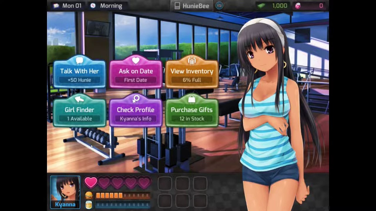kyu all dialogue questions date HuniePop