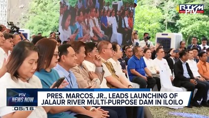 PBBM leads launching of Jalaur River Multi-purpose Dam in Iloilo