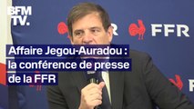 Affaire Jegou-Auradou: l'intégralité de la conférence de presse de la Fédération française de rugby