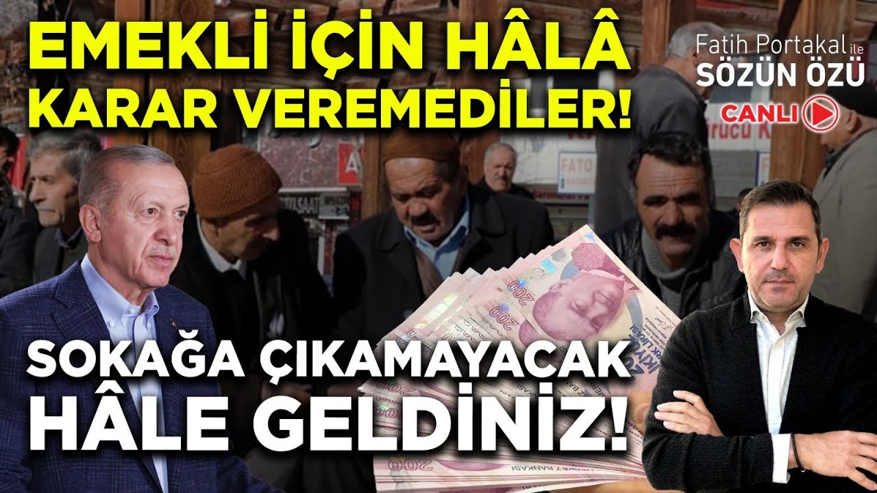 EMEKLİ İÇİN HALA KARAR VEREMEDİLER! SOKAĞA ÇIKAMAYACAK HALE GELDİNİZ!