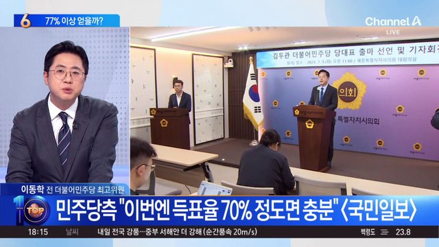 이재명, 전당대회서 득표율 77% 이상 얻을까?