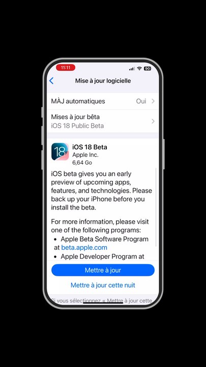 Comment installer iOS 18 sur un iPhone ?