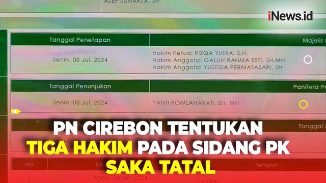 Terkait Kasus Pembunuhan Vina, Pengadilan Negeri Cirebon Tentukan Tiga Hakim pada Sidang PK Saka Tatal