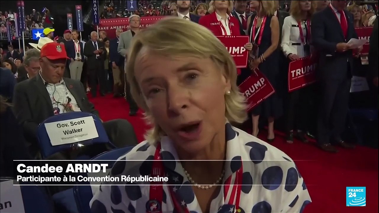 États-Unis : Trump accueilli en héros à la convention républicaine de Milwaukee