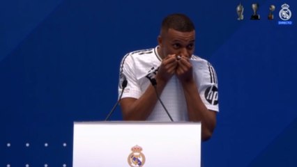 El discurso de Kylian Mbappé en su presentación con el Real Madrid